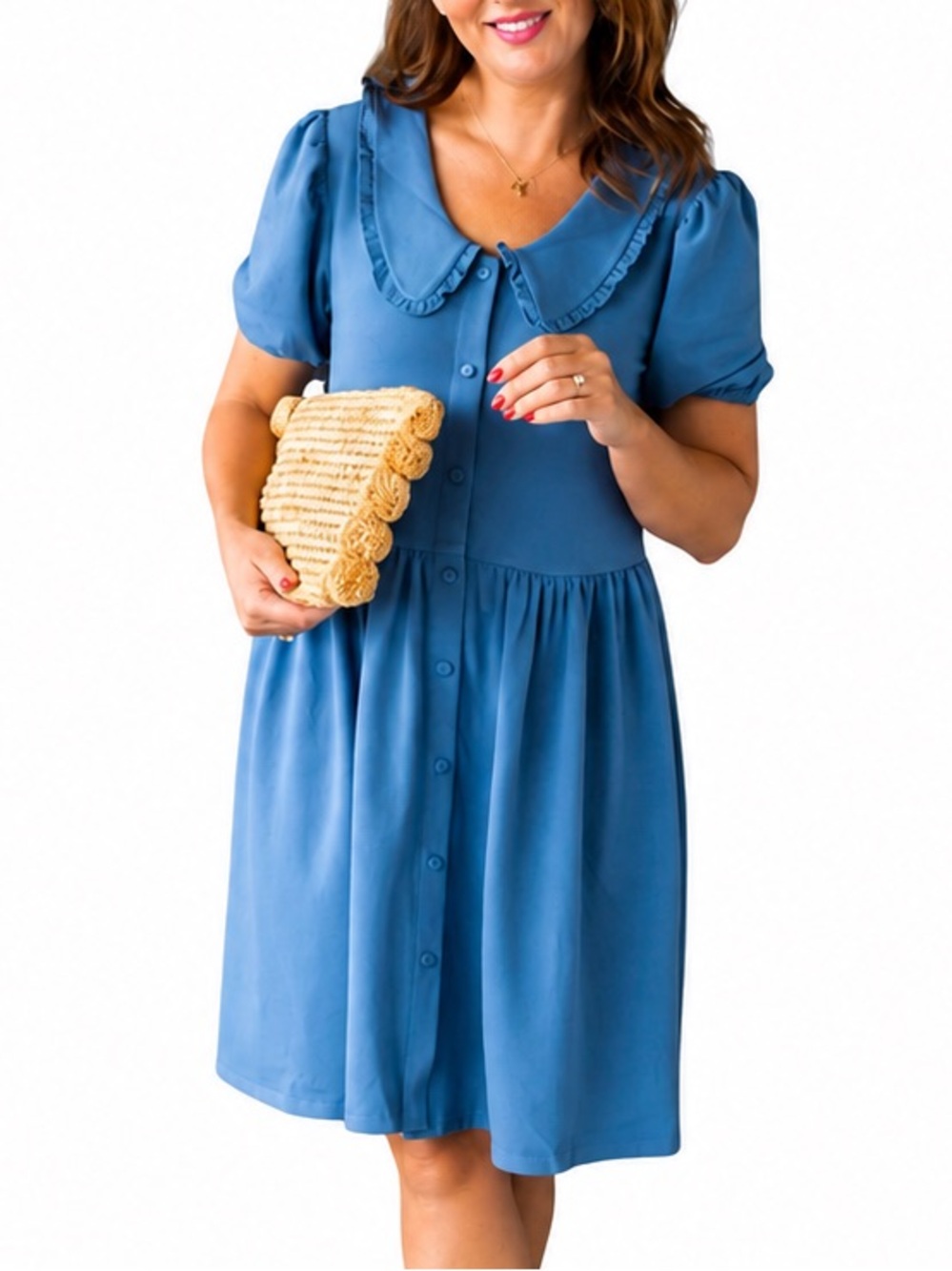 Smash + Tess x Jillian Harris The Coastal Collared Jersey Dress